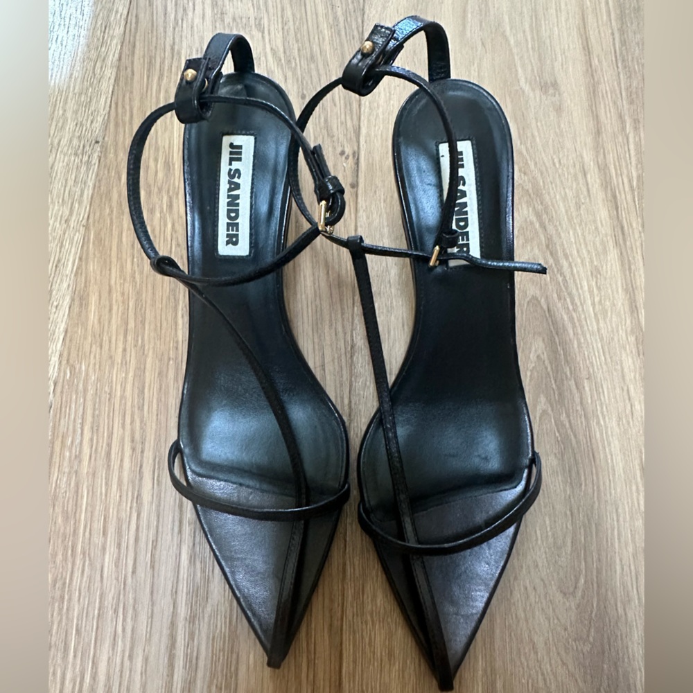 Jil Sander cage heels